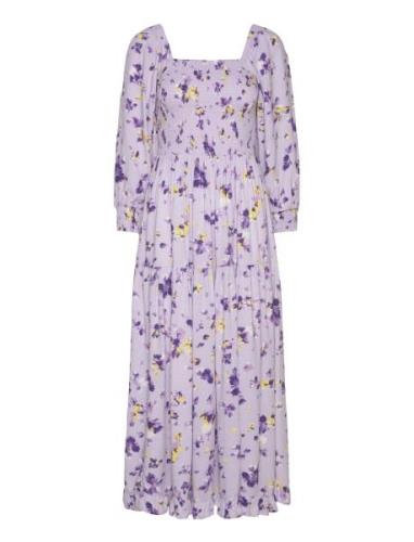 Yasfenny 3/4 Long Dress S. Purple YAS