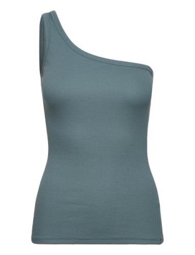 Igor Shoulder Top Blue Modström