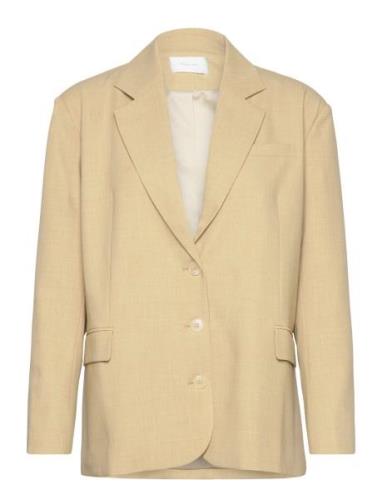 Jensis Tailor Blazer Beige Hosbjerg