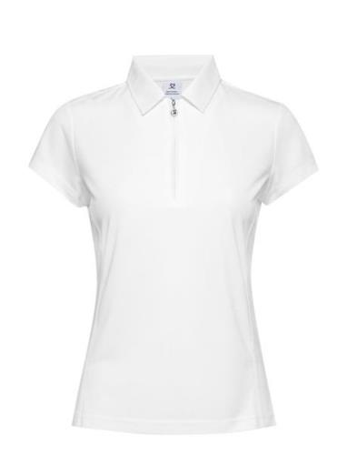 Macy Cap/S Polo Shirt White Daily Sports