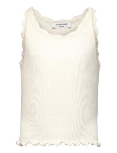 Rkbeatha Sl Top W/ Lace Cream Rosemunde Kids