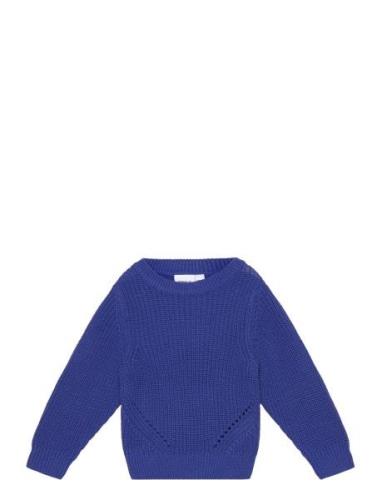 Nmfnomille Ls Knit Blue Name It
