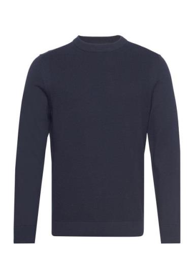 Structured Crewneck Knit Navy Tom Tailor