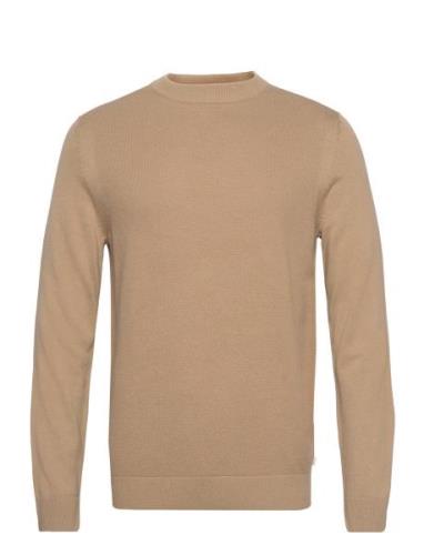 Structured Crewneck Knit Beige Tom Tailor