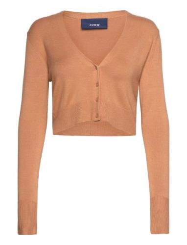 Jxisabel Soft Crop Cardigan Knit Noos Brown JJXX