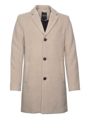 Onsjaylon Wool Coat Otw Noos Cream ONLY & SONS