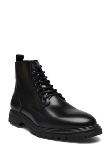 Biagil Lace Up Boot Polido Black Bianco