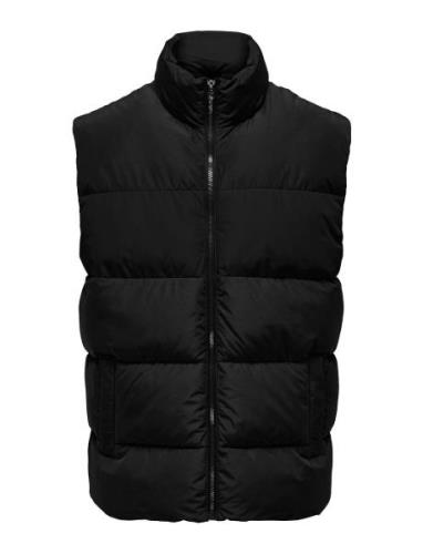 Onsmelvin Life Puffer Vest Otw Vd Black ONLY & SONS