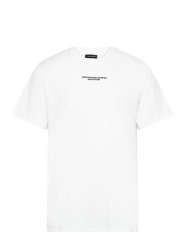 Ørestaden Brygge Cotton Tee White Clean Cut Copenhagen