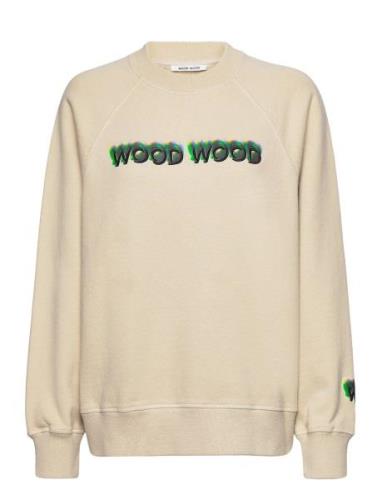 Leia Logo Sweatshirt Beige Wood Wood