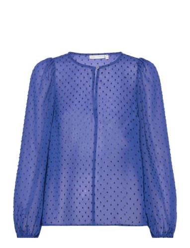 Ibiiw Long Sleeve Blouse Blue InWear