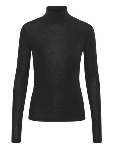 Niniagz Wool Rollneck Noos Black Gestuz