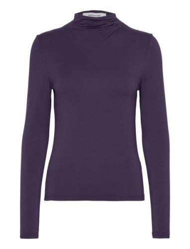 Viscose T-Shirt Purple Rosemunde