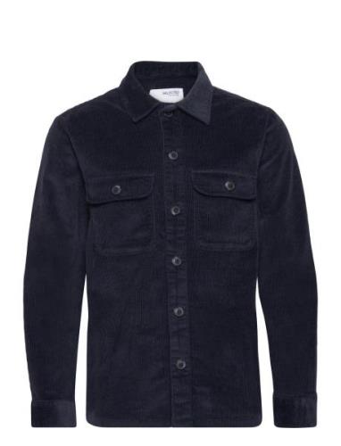 Slhloose-Dan Cord Overshirt O Navy Selected Homme