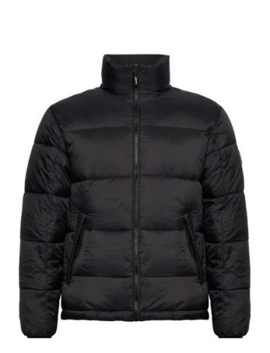 Padded Jacket With Standup Collar Black Lindbergh