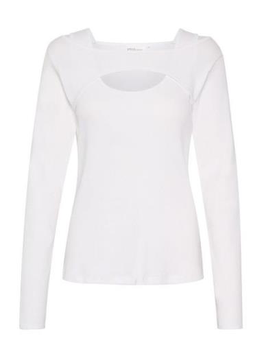 Jillkb Cut Out Tee White Karen By Simonsen