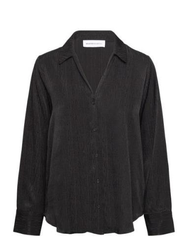 Slftyra Ls Shirt B Black Selected Femme