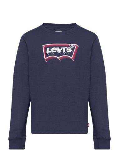 Levi's® Glow Effect Batwing Long Sleeve Tee Blue Levi's