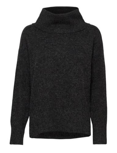 Vmdoffy Ls Cowlneck Blouse Ga Noos Black Vero Moda