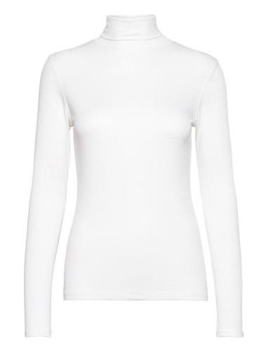 Ancona Ls Roll Neck White Daily Sports