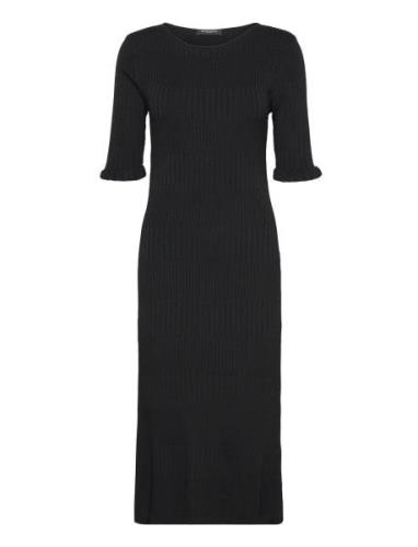 Riversbbilene Knit Dress Black Bruuns Bazaar