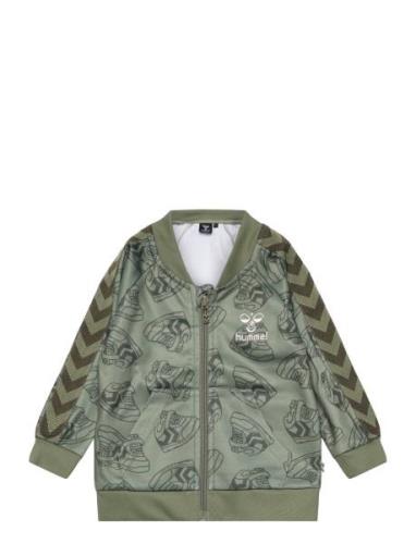 Hmlsneaker Zip Jacket Green Hummel