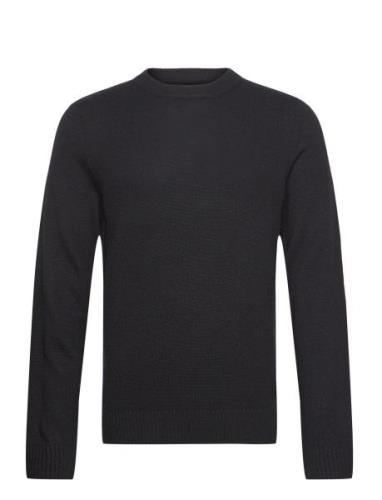 Jprcclambswool Knit Crew Neck Ln Black Jack & J S