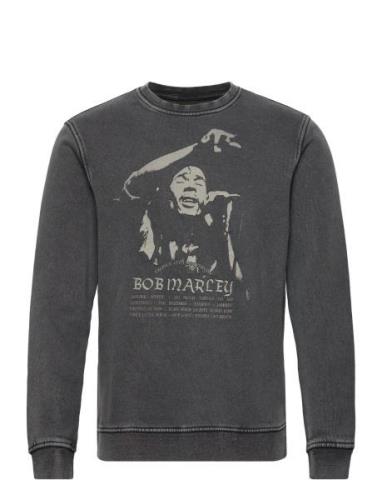 Onsbob Marley Reg Crew Neck Sweat Black ONLY & SONS