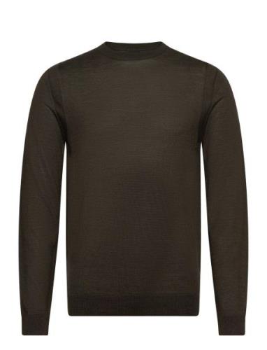 Onsmateo Life Reg 12 Merino Crew Knit Khaki ONLY & SONS