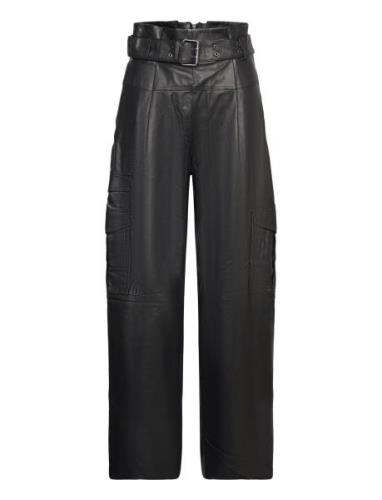 Harlyn Leather Trouser Black AllSaints