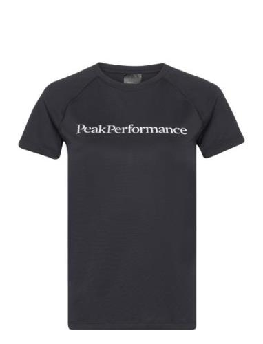 W Active Tee-Black Black Peak Performance
