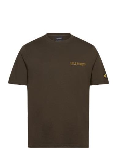 Collegiate T-Shirt Khaki Lyle & Scott