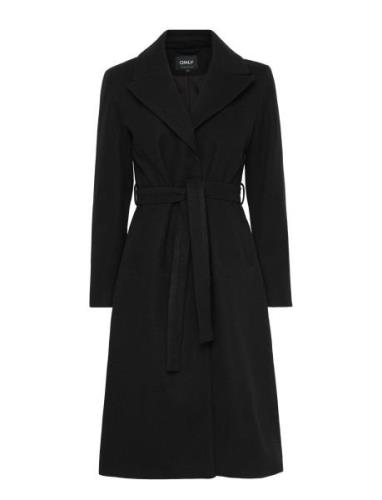 Onlclara X-Long Coat Cs Otw Black ONLY