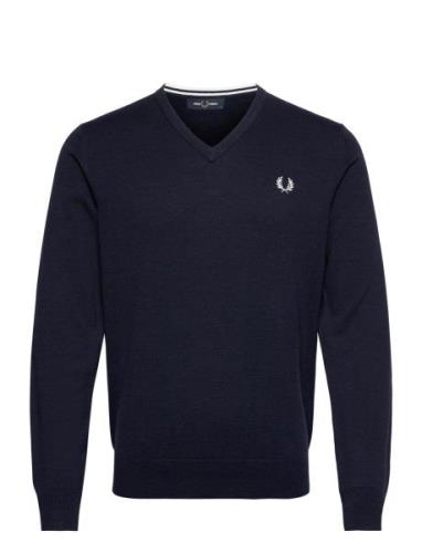 Classic V/N Jumper Navy Fred Perry