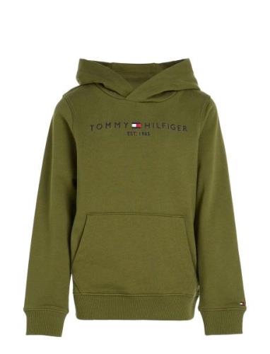 U Essential Hoodie Green Tommy Hilfiger