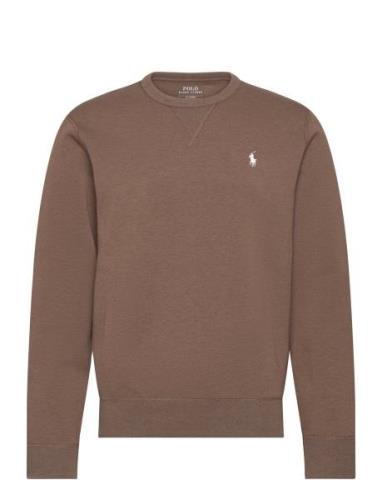 Marled Double-Knit Sweatshirt Brown Polo Ralph Lauren