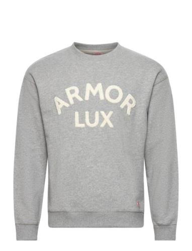 Logo Sweatshirt Héritage Grey Armor Lux