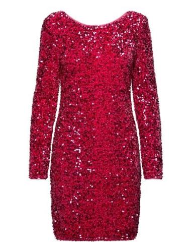 Onlconfidence L/S Sequins Dress Jrs Red ONLY