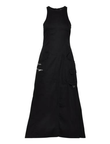 Cotton Cargo Dress Black HAN Kjøbenhavn