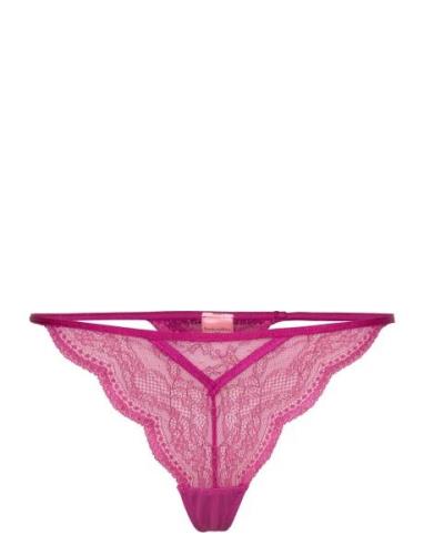 Isabelle Hl Sparkle String Tr Pink Hunkemöller