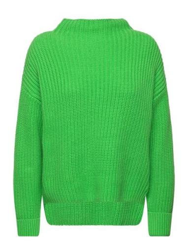 Slfselma Ls Knit Pullover Noos Green Selected Femme