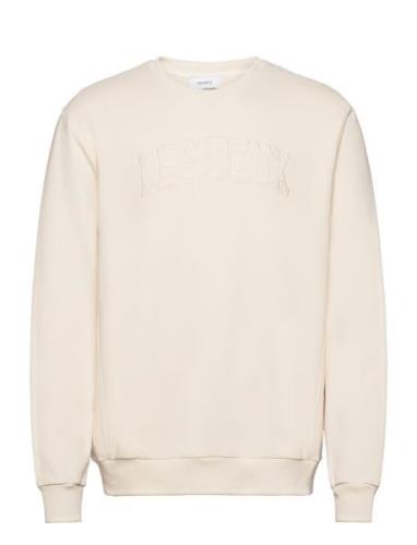 Script Sweatshirt Cream Les Deux