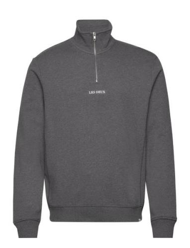 Lens Half-Zip Sweatshirt - Seasonal Grey Les Deux