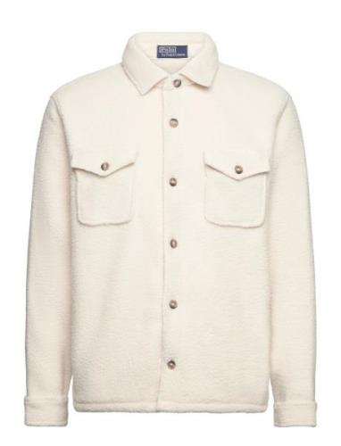 Pile Fleece Overshirt Cream Polo Ralph Lauren