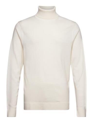 Superior Wool Turtle Neck Cream Calvin Klein