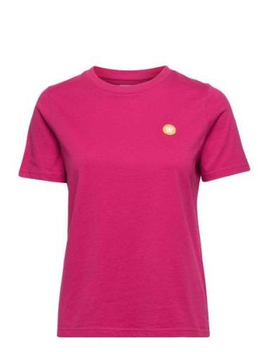 Mia T-Shirt Pink Double A By Wood Wood
