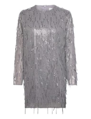 Madelin Sequin Dress Silver Hosbjerg