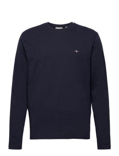 Reg Shield Ls T-Shirt Navy GANT