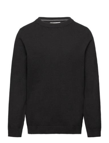 Knit Cotton Sweater Black Mango