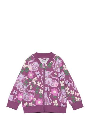 Jacket Bomber Aop Cats And Flo Purple Lindex